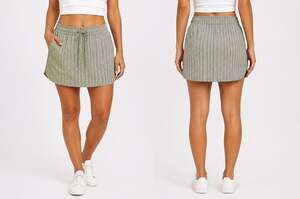 Duluth Trading Skirt XL Olive Green UPF 50‎ Quick Dry Gorpcore coastal utility